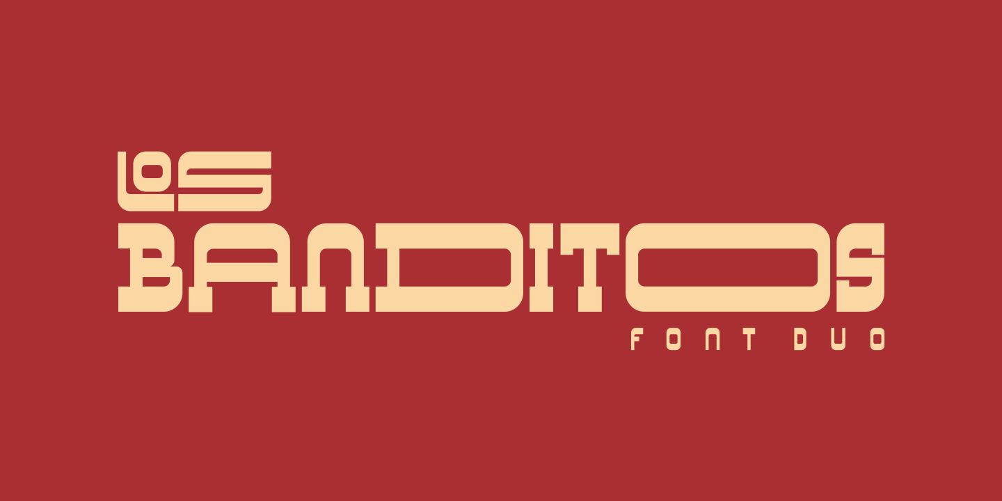 フォント Los Banditos